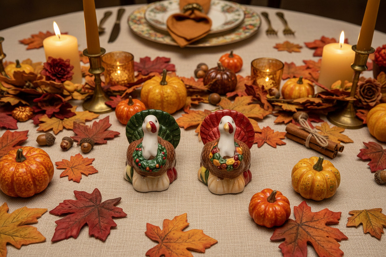 Turkey Salt and Pepper Shakers