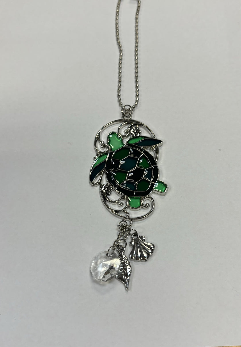 stained glass hanging charms