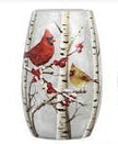 Hand painted cardinal light up decor