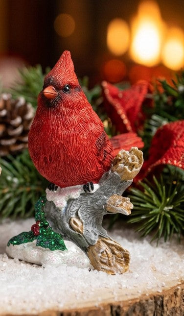 Christmas Cardinal figurines