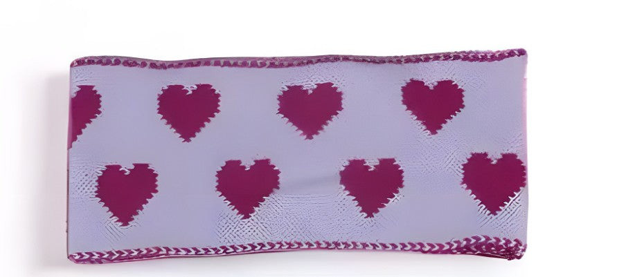 Hearts knitted head band
