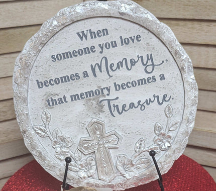 Memorial garden stone