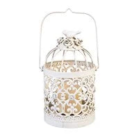 Birdhouse Lantern with LED Candle