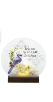 Winter Florals Printed LED Table Decor