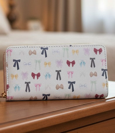 Large Bow pattern wallet