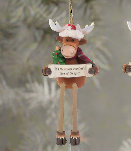 Merry Chris - Moose Ornaments