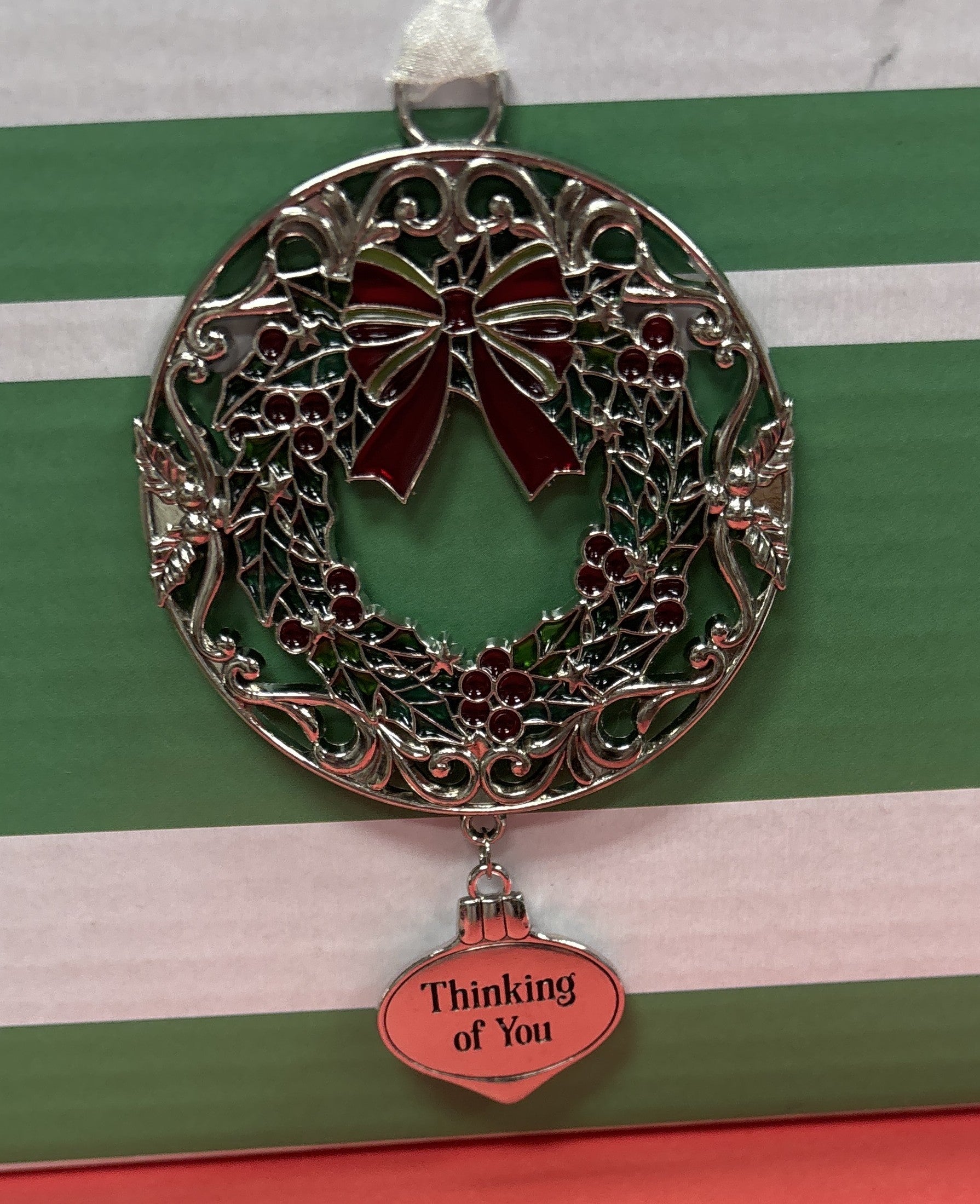 Stained Glass Christmas Ornament Assortment