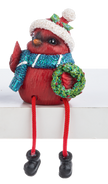 Cardinal Shelfsitters with Dangle Legs