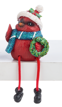 Cardinal Shelfsitters with Dangle Legs