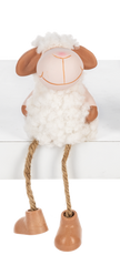 Fluffy Sheep Shelfsitters with Dangle Legs