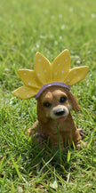 Easter dog figurines