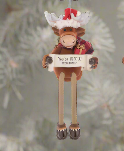 Merry Chris - Moose Ornaments