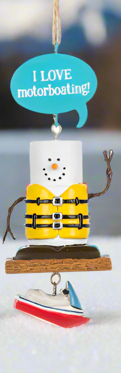 S'mores Boating Ornaments