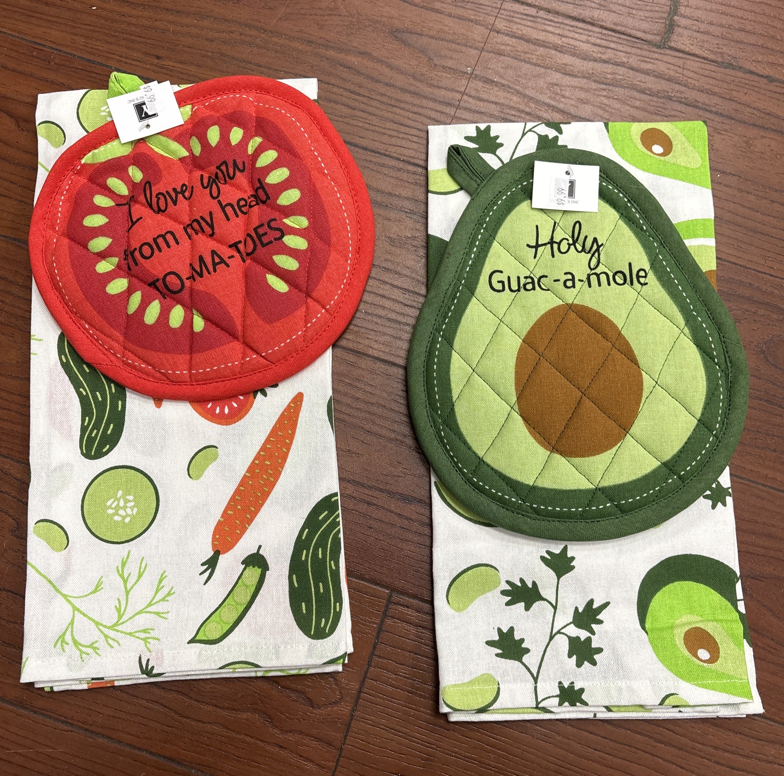 Fruit Potholder and Towel set
