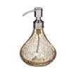 Crackle Glass Soap Pump, Gold