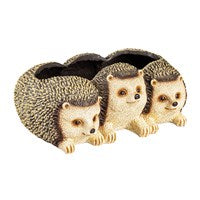 Hedgehogs Resin Planter