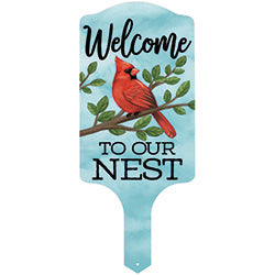 "Welcome To Our Nest" Garden Stake