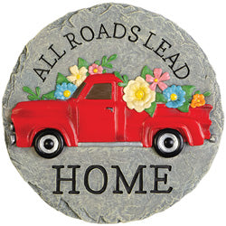 Red Truck Garden Stone