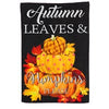 Pumpkins Please Garden Burlap Flag