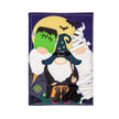 Trick or Treat Gnomes Garden Linen Flag