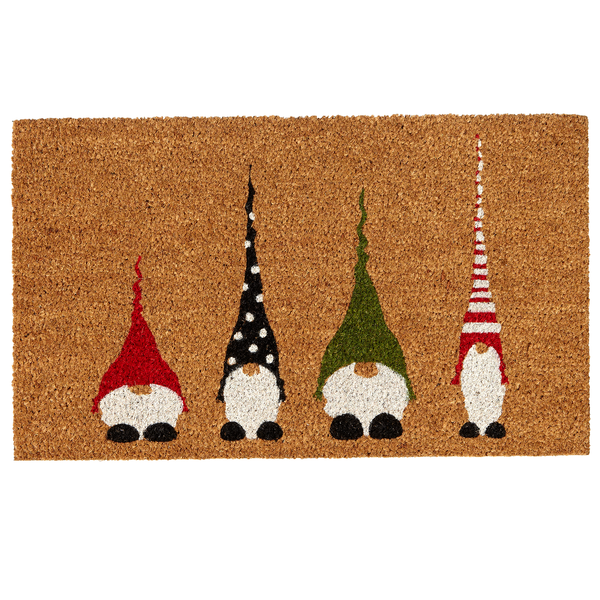 Santa Gnomes Coir Doormat