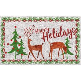 Whimsy Winter Coir Small Doormat