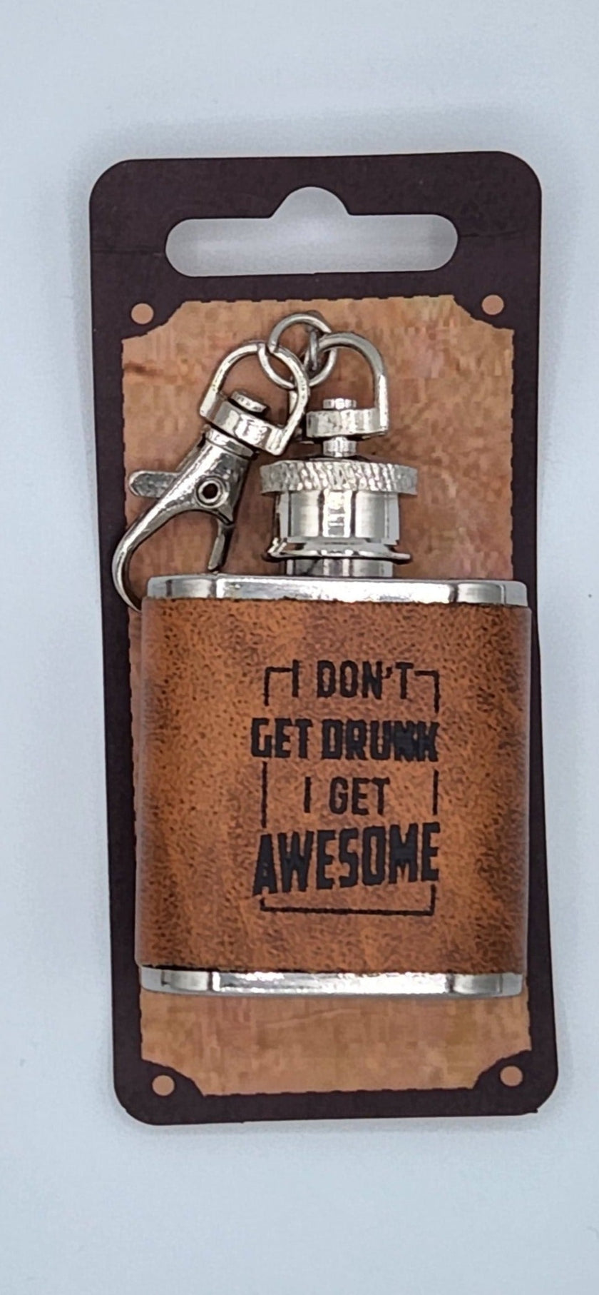 Novelty Mini  2 oz Flask-With Belt Hook