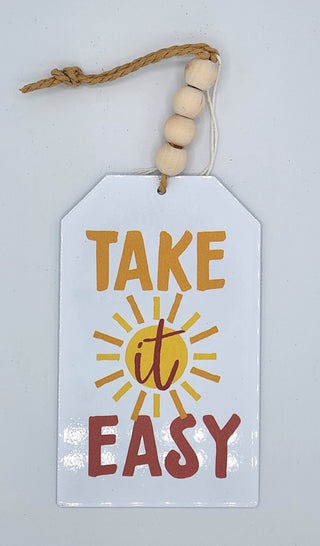 Metal Beaded Sign