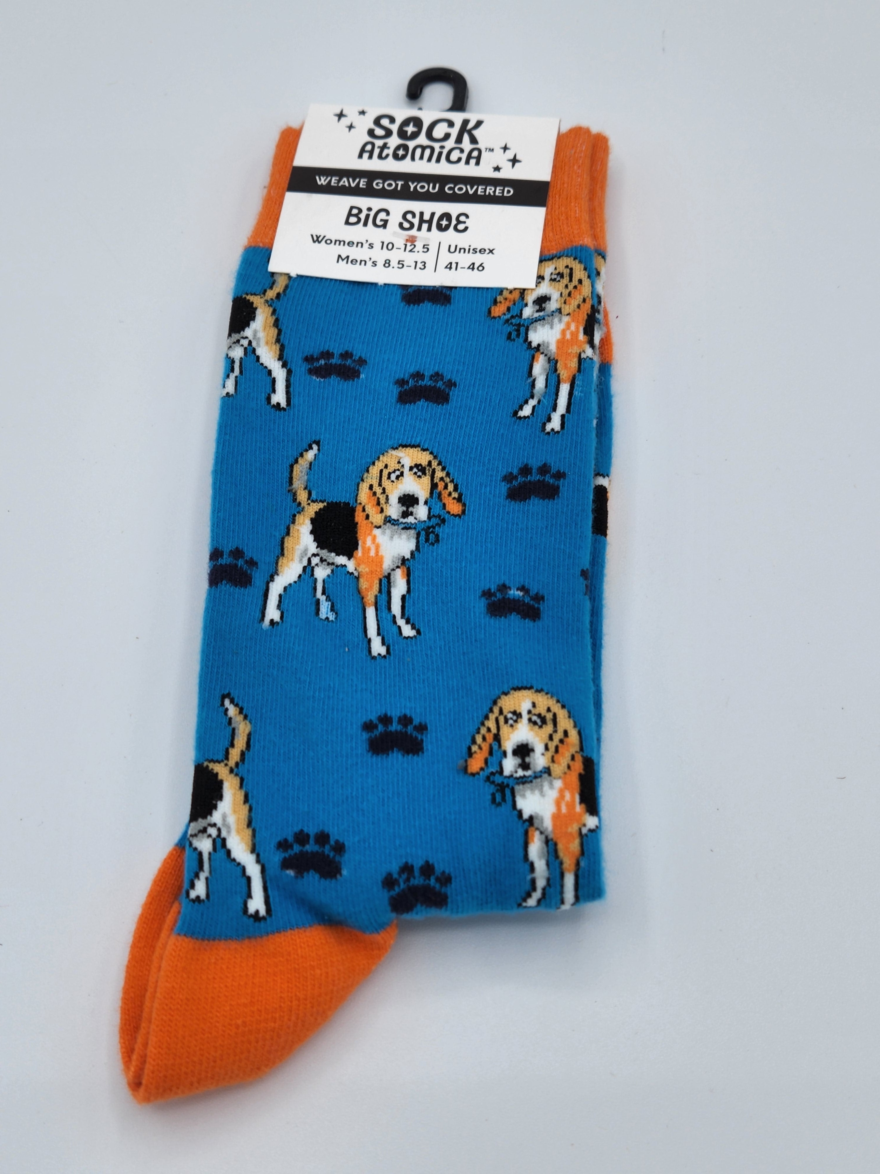 Unisex Dog Print Socks-Choose From 14 Breeds