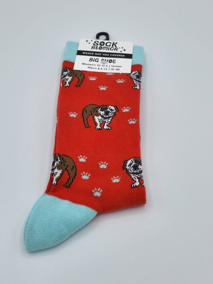 Unisex Dog Print Socks-Choose From 14 Breeds