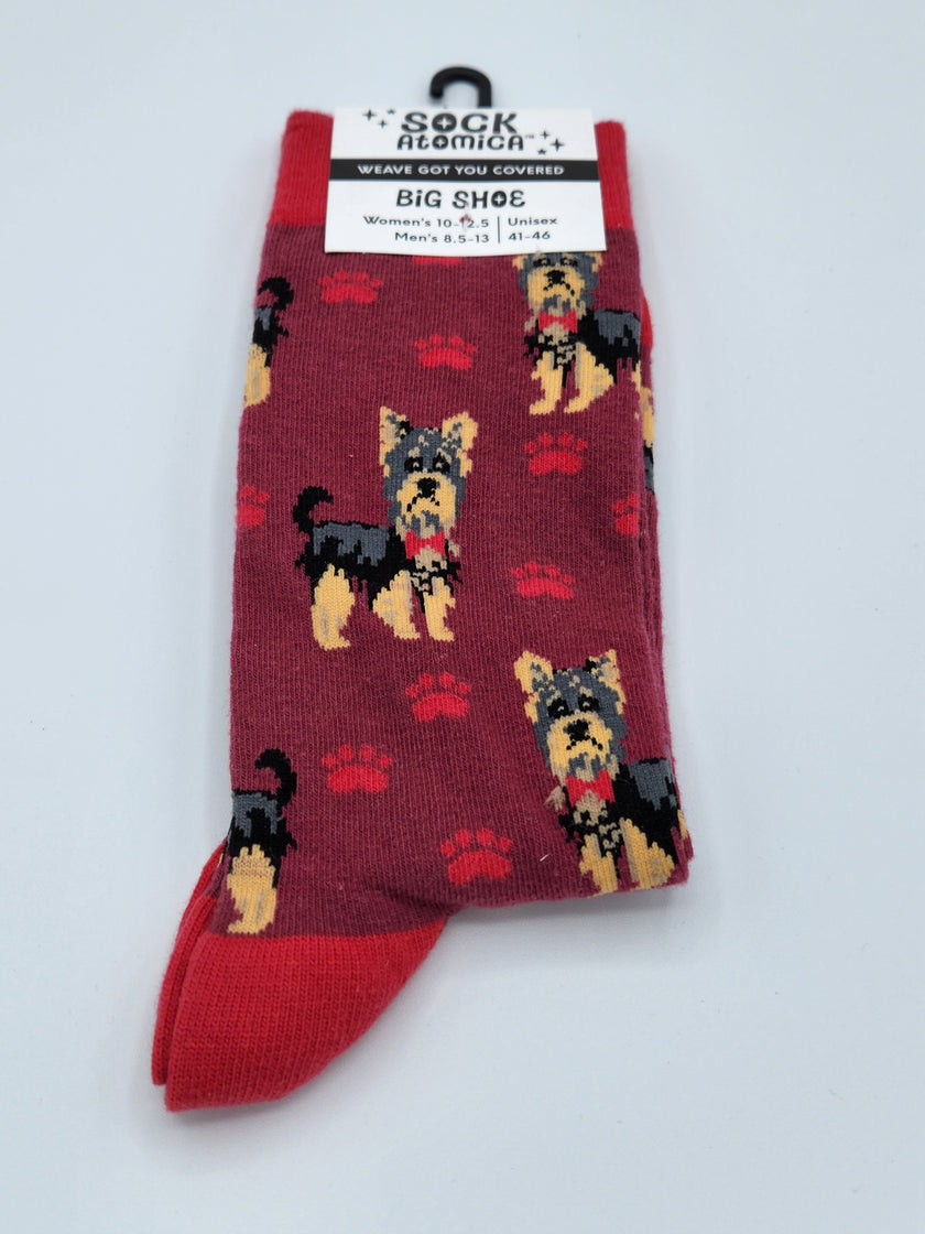 Unisex Dog Print Socks-Choose From 14 Breeds