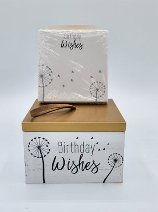 Wood Birthday Wish Box