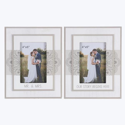Wooden 4x6 Wedding Love Picture Frame