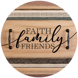 "Faith Family Friends" Tray