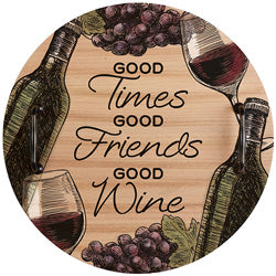 "Good Wine" Tray
