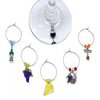 Wine Charms - Wine & Cheese-6 pieces