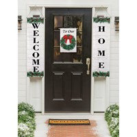 Holiday Wreath Door Banner Kit