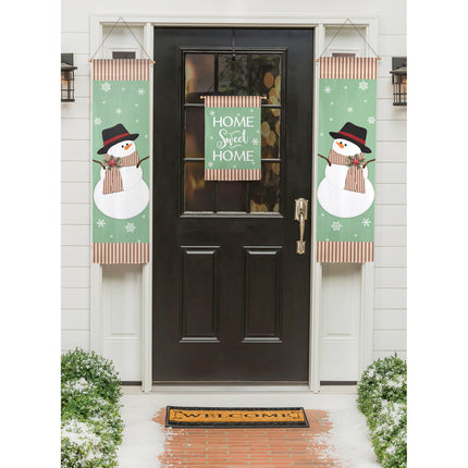 Winter Home Sweet Home Door Banner Kit