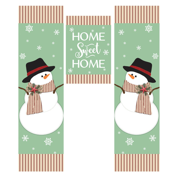 Winter Home Sweet Home Door Banner Kit