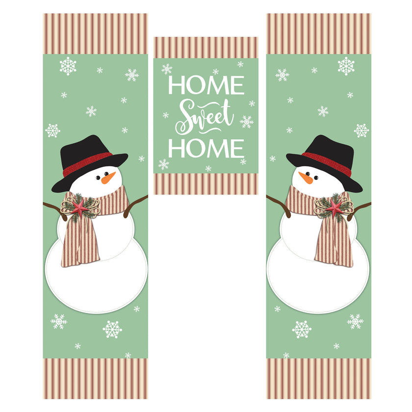 Winter Home Sweet Home Door Banner Kit