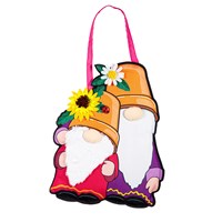 Flower Pot Gnomes Door Décor