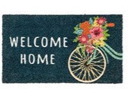 Welcome Home Coir Mat With Bicycle