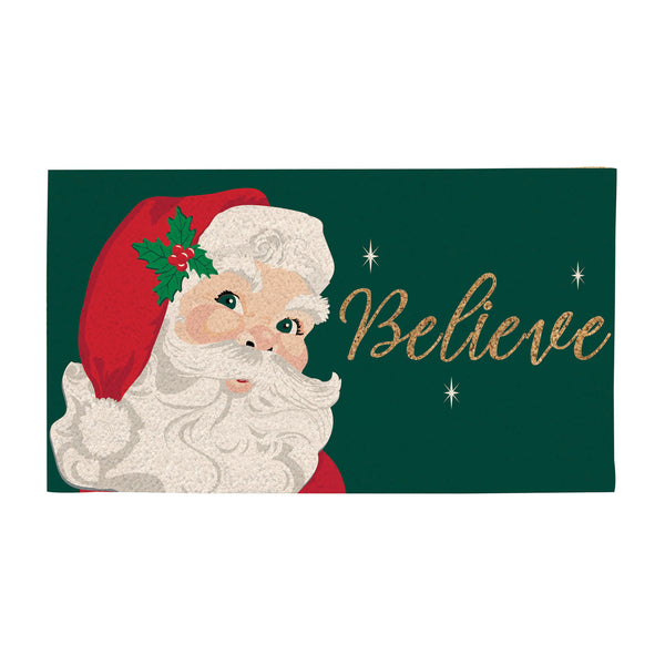 Santa Believe Coir Mat