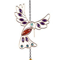 Beaded Garden Friend Wind Chime with Bell