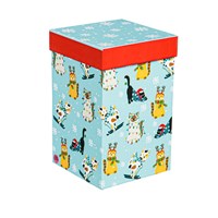 Meowy Christmas and Happy Howlidays Ceramic Travel Cup, 17 OZ. ,w/box,