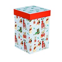 Winter Dogs in Scarves Ceramic Travel Cup, 17 OZ. ,w/box