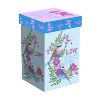 Ceramic Travel Cup, 17 OZ. ,w/box, Love Grows Here