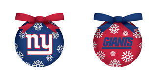 LED Boxed Ornament Set of 6, New York Giants