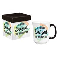 I think I seized the wrong day Cup of Awesome, 14 OZ, Ceramic Mug