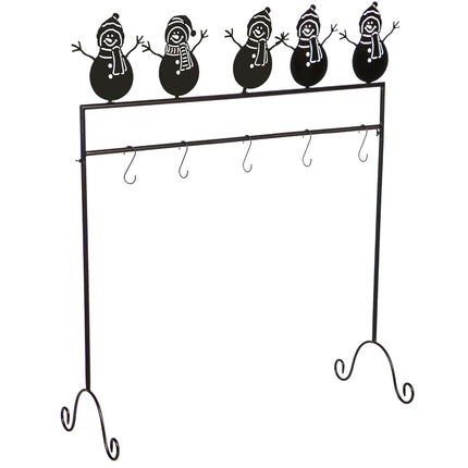 Metal Snowman Stocking Holder